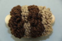 Brown Large Pull Puff